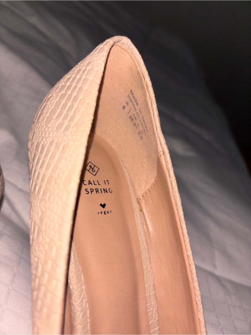 Call It Spring Beige Pointed-Toe Pumps - Picture 10 of 10